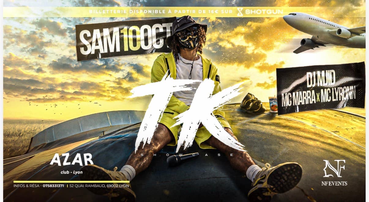 TK SHOWCASE/ AZAR CLUB — SAMEDI 10 OCTOBRE